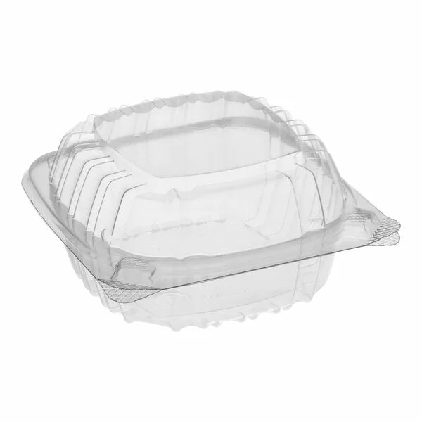 5"x5" PET Clear Hinged Container 200/Case