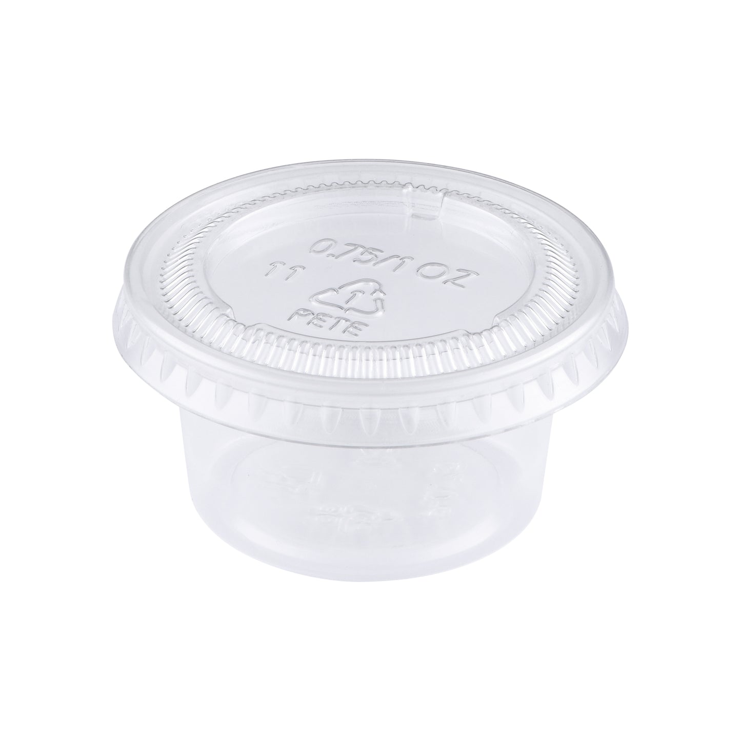 1oz/1.5oz/2oz/3.25oz/4oz/5.5oz Plastic Clear Portion Cups, Souffle Cups, (Cups Only) [Case of 2500 Pack]