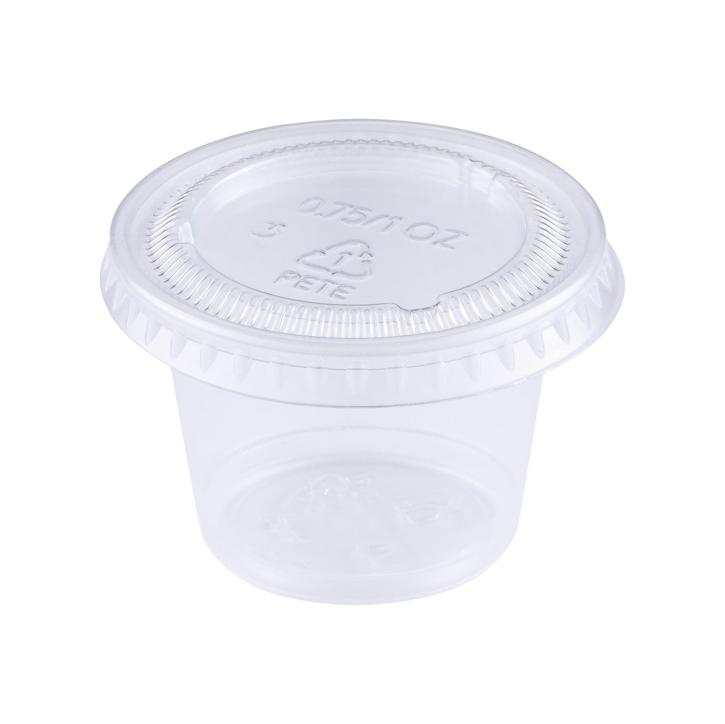 1oz/1.5oz/2oz/3.25oz/4oz/5.5oz Plastic Clear Portion Cups, Souffle Cups, (Cups Only) [Case of 2500 Pack]