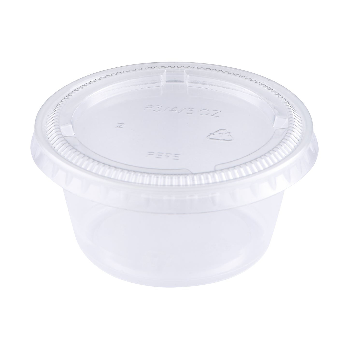 1oz/1.5oz/2oz/3.25oz/4oz/5.5oz Plastic Clear Portion Cups, Souffle Cups, (Cups Only) [Case of 2500 Pack]