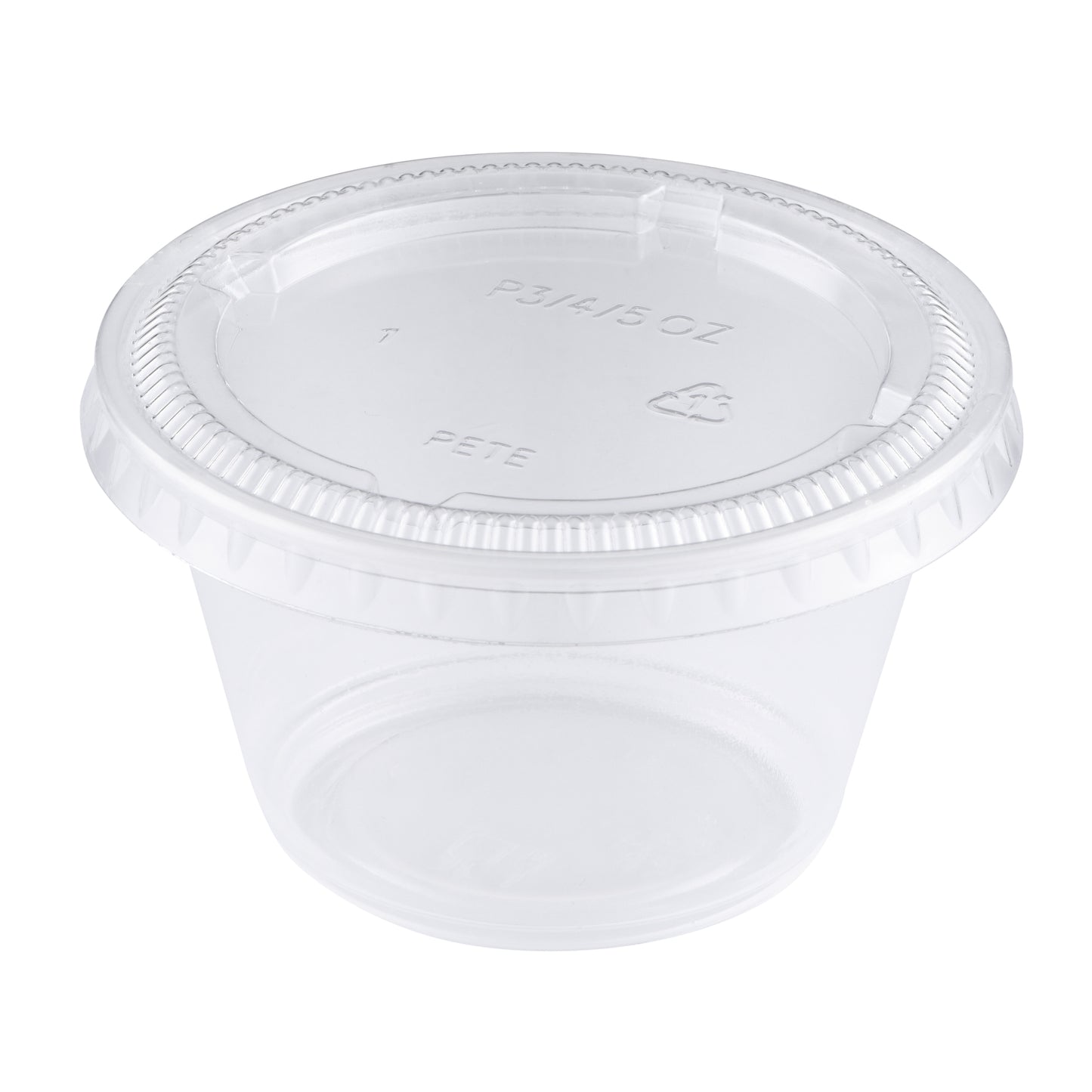 1oz/1.5oz/2oz/3.25oz/4oz/5.5oz Plastic Clear Portion Cups, Souffle Cups, (Cups Only) [Case of 2500 Pack]