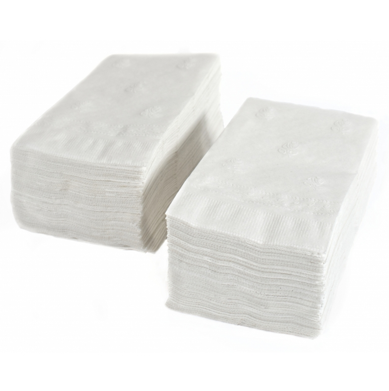 White 2 Ply Dinner Napkins, 1/8 Fold 3000/Case