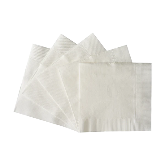 2-Ply Beverage / Cocktail Napkin 9"x9" 1,000ct