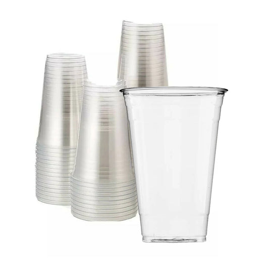 24 oz Crystal Clear PET Plastic Cold Cups 600/Case