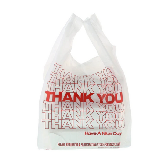 1/6 Size Thank You T-Shirt Bag 1000/Case